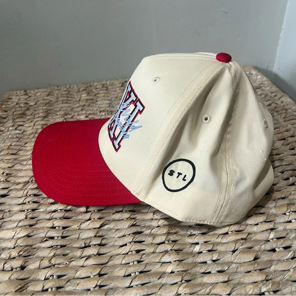 Otto hat‎ STL vs XI World Champions 2023 SnapBack Red Beige Cap